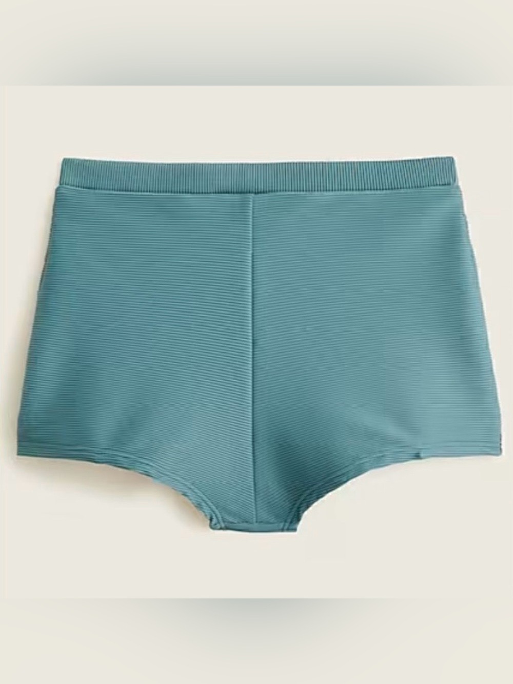 J.Crew Ribbed Mini Swim Short in Alhambra Green | XXL | NWT